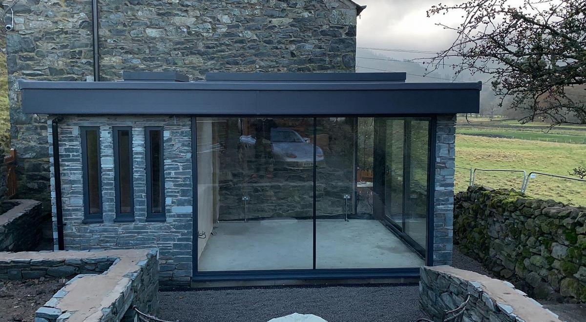 Keswick Conservatory in traditional stone