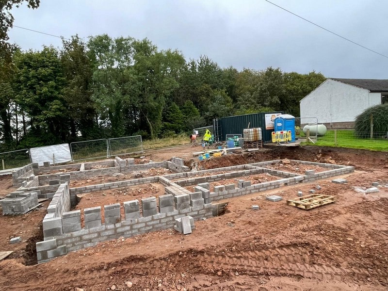 Farlam7 800px-min Groundworks, Farlam new build house