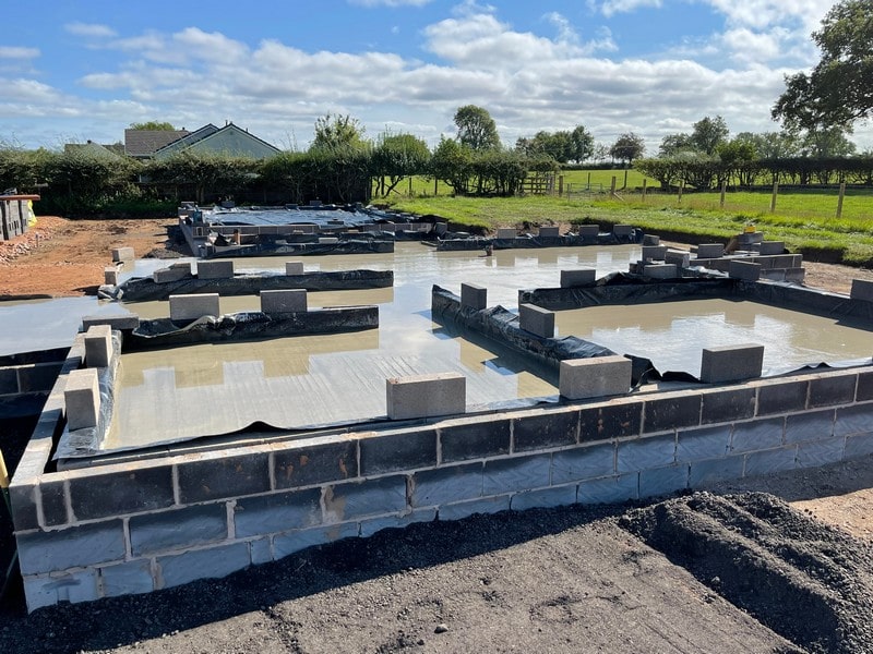 Up to dpc, Calthwaite New Build