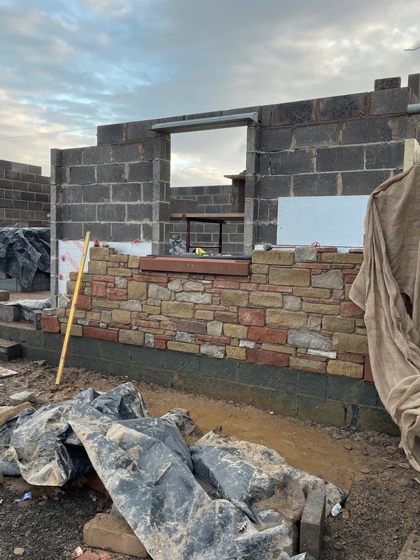 Stonework, Calthwaite New Build